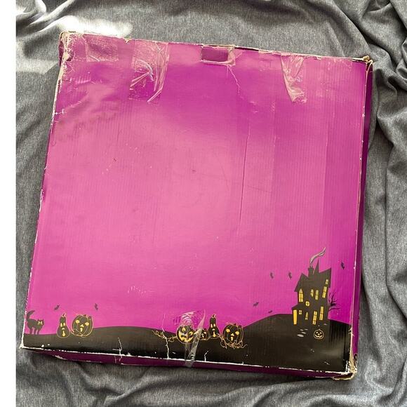 Halloween Decoration Set of 3 Sign Mini Lights Size 18" H " DO NOT ENTER" - Picture 6 of 8